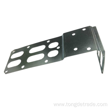 Machining stampings of metal covers and brackets